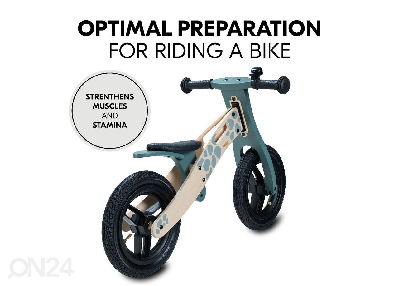 Jooksuratas puidust Hauck Balance N Ride suurendatud