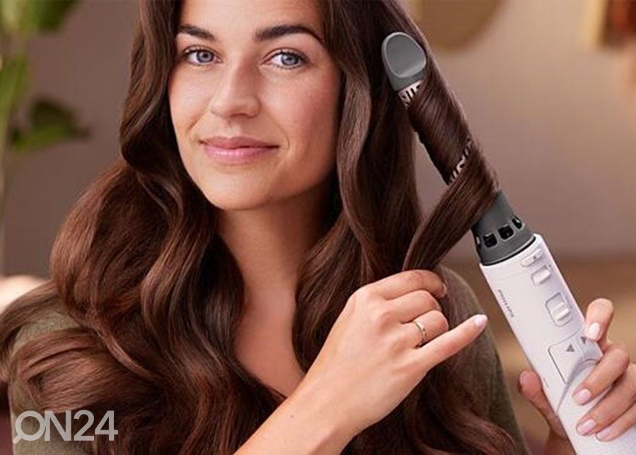 Juuksekoolutaja pöörleva harjaga Philips suurendatud