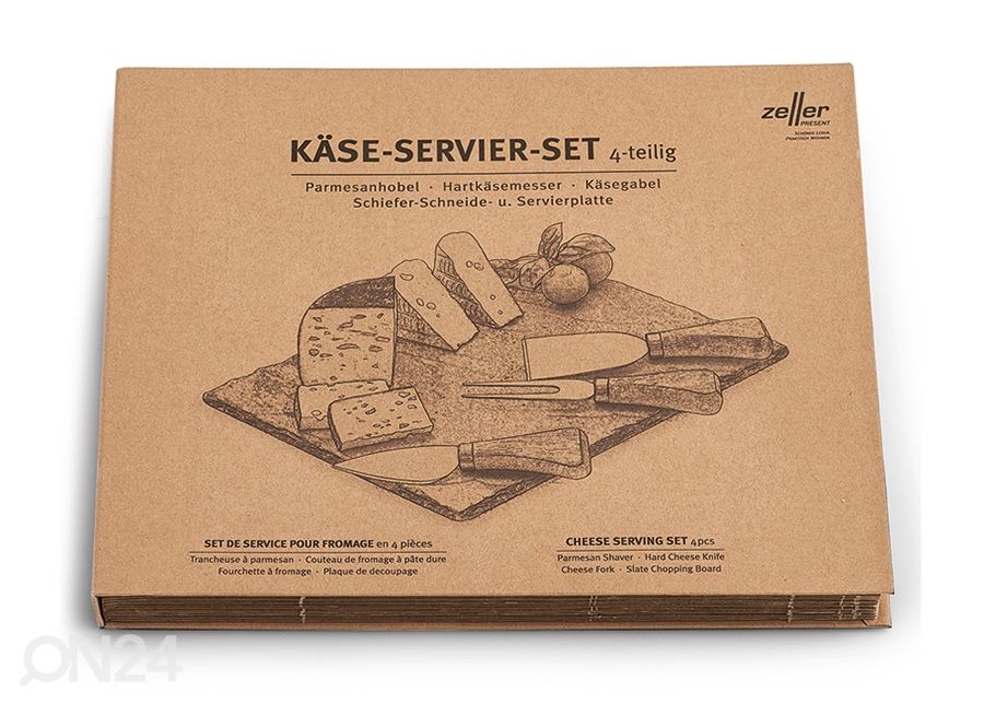 Juustu serveerimise komplekt suurendatud