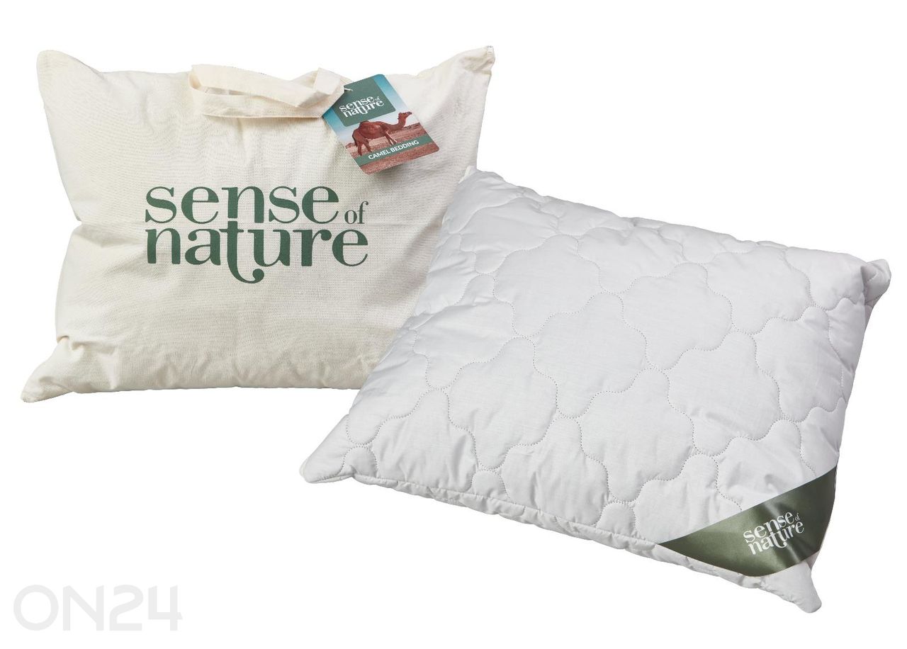 Kaameli villast padi 50x60 cm suurendatud