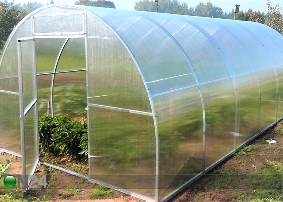 Kaarkasvuhoone 4 mm 2x3 m suurendatud