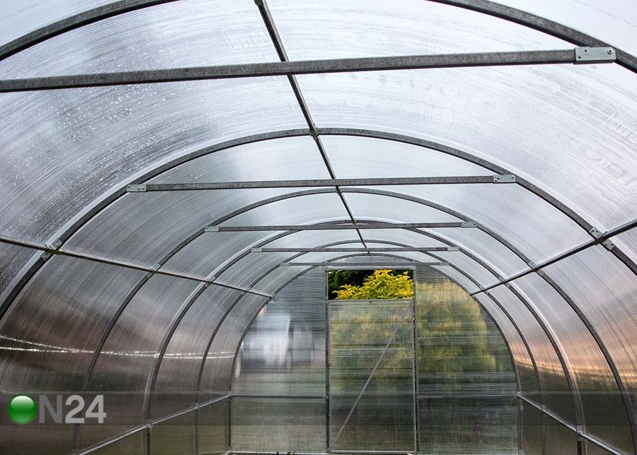 Kaarkasvuhoone 4 mm 2x3 m suurendatud
