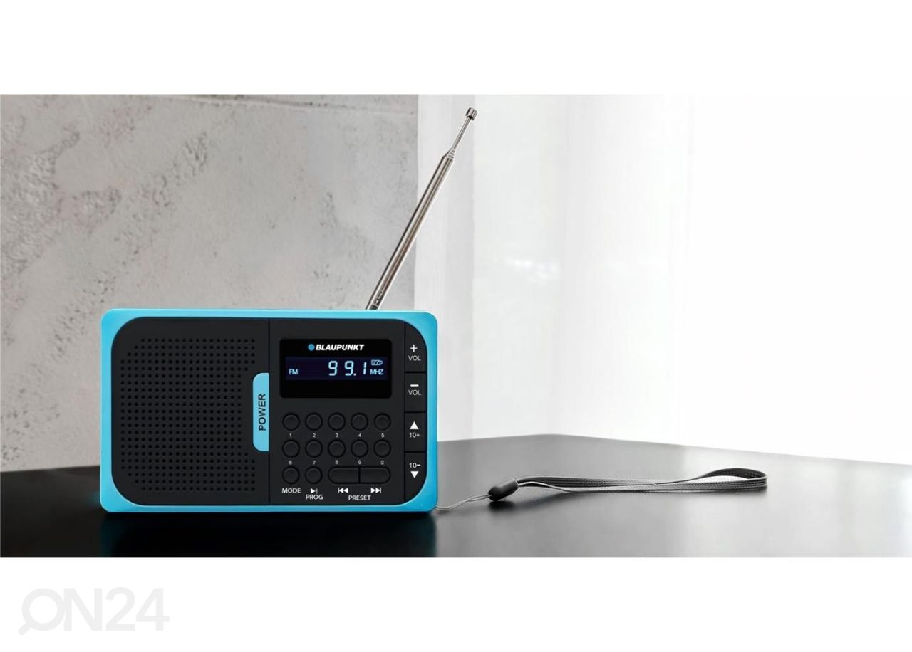 Kaasaskantav FM raadio Blaupunkt suurendatud