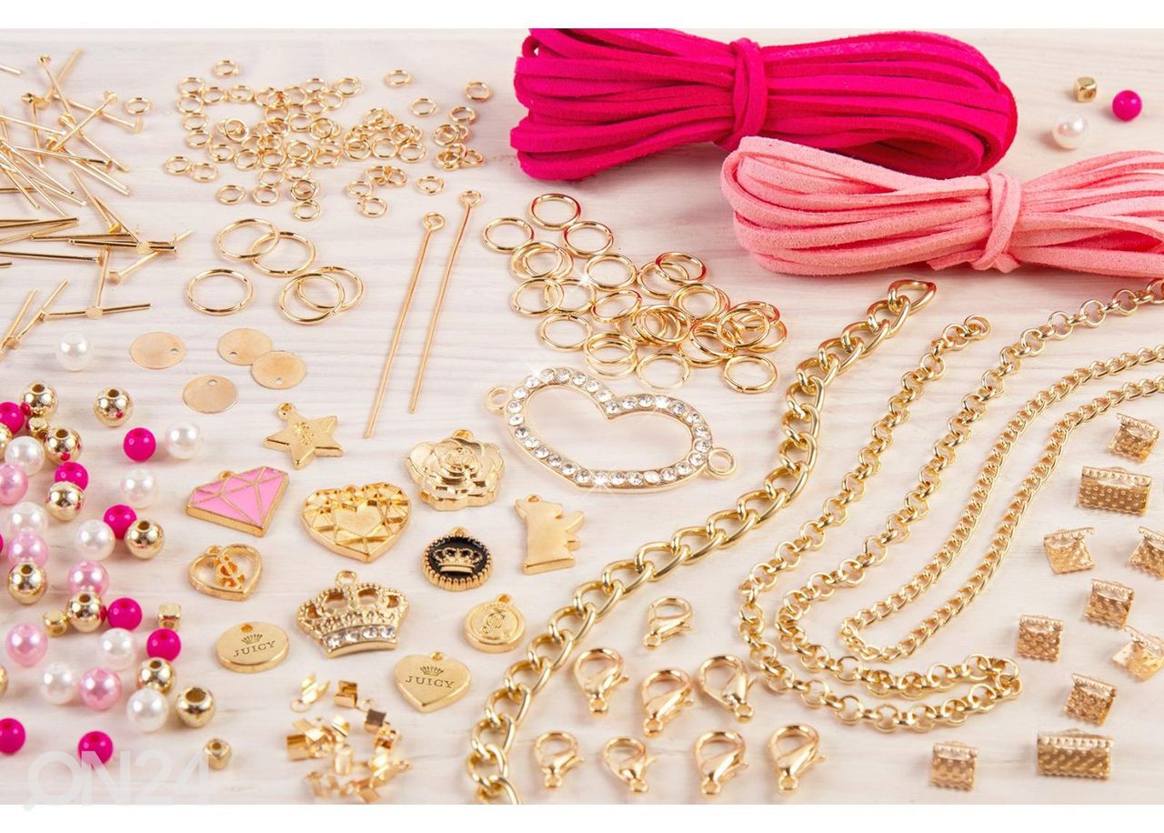 Käevõrude meisterdamise komplekt lastele Juicy Couture MAKE IT REAL suurendatud