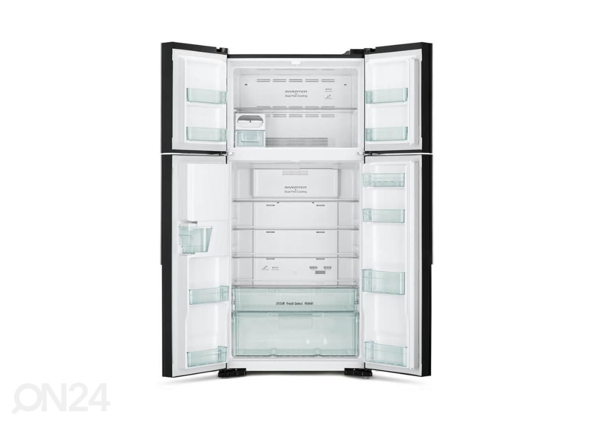 Kahepoolne külmik Hitachi R-W661PRU1 suurendatud