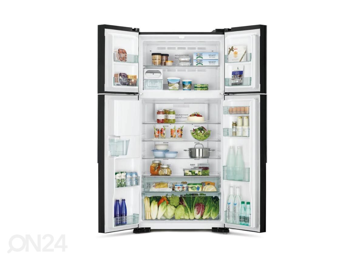 Kahepoolne külmik Hitachi R-W661PRU1 suurendatud
