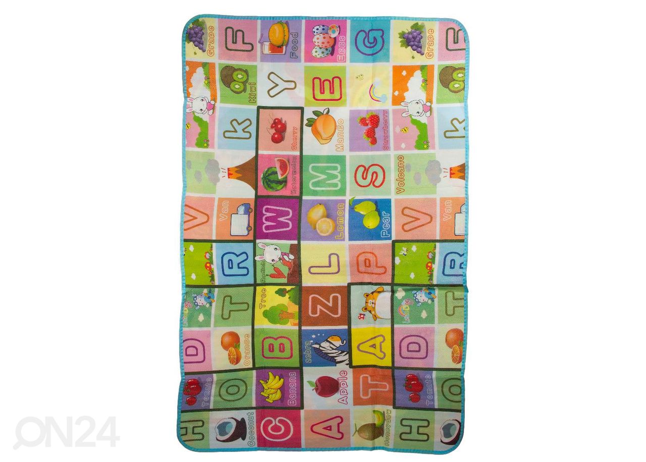 Kahepoolne vahtplastist mängumatt 180x120 cm suurendatud