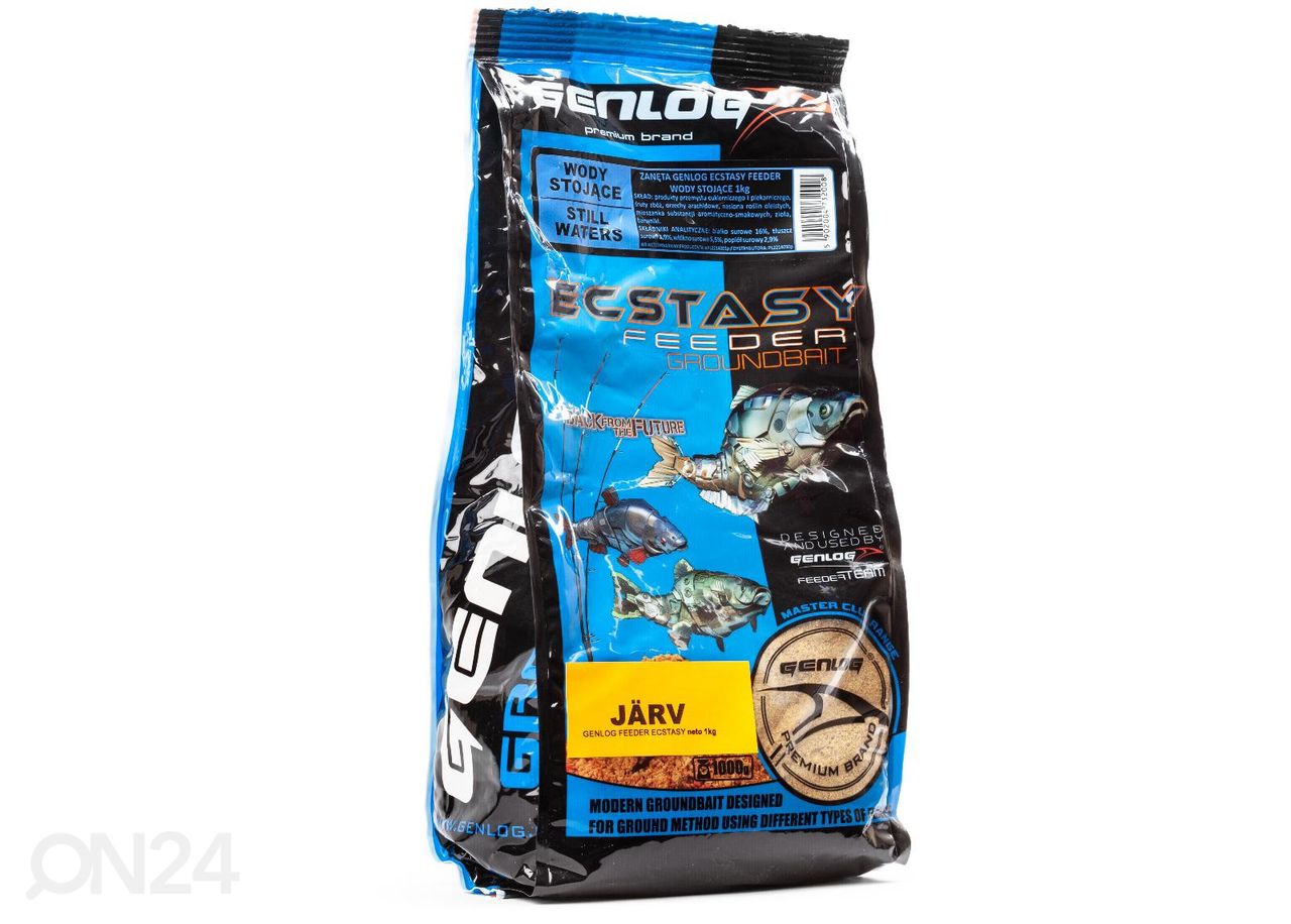 Kalasööt genlog feeder ecstasy 1 kg järv suurendatud