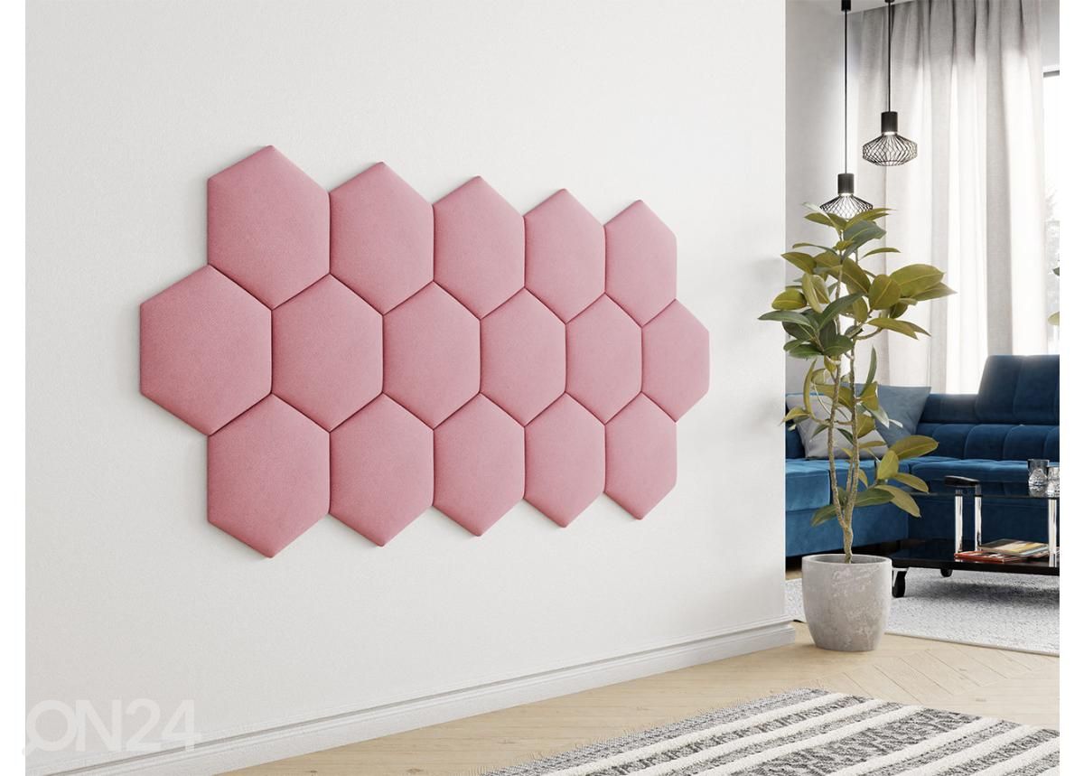 Kangaga kaetud seinapaneel Lok I 31x36 cm suurendatud