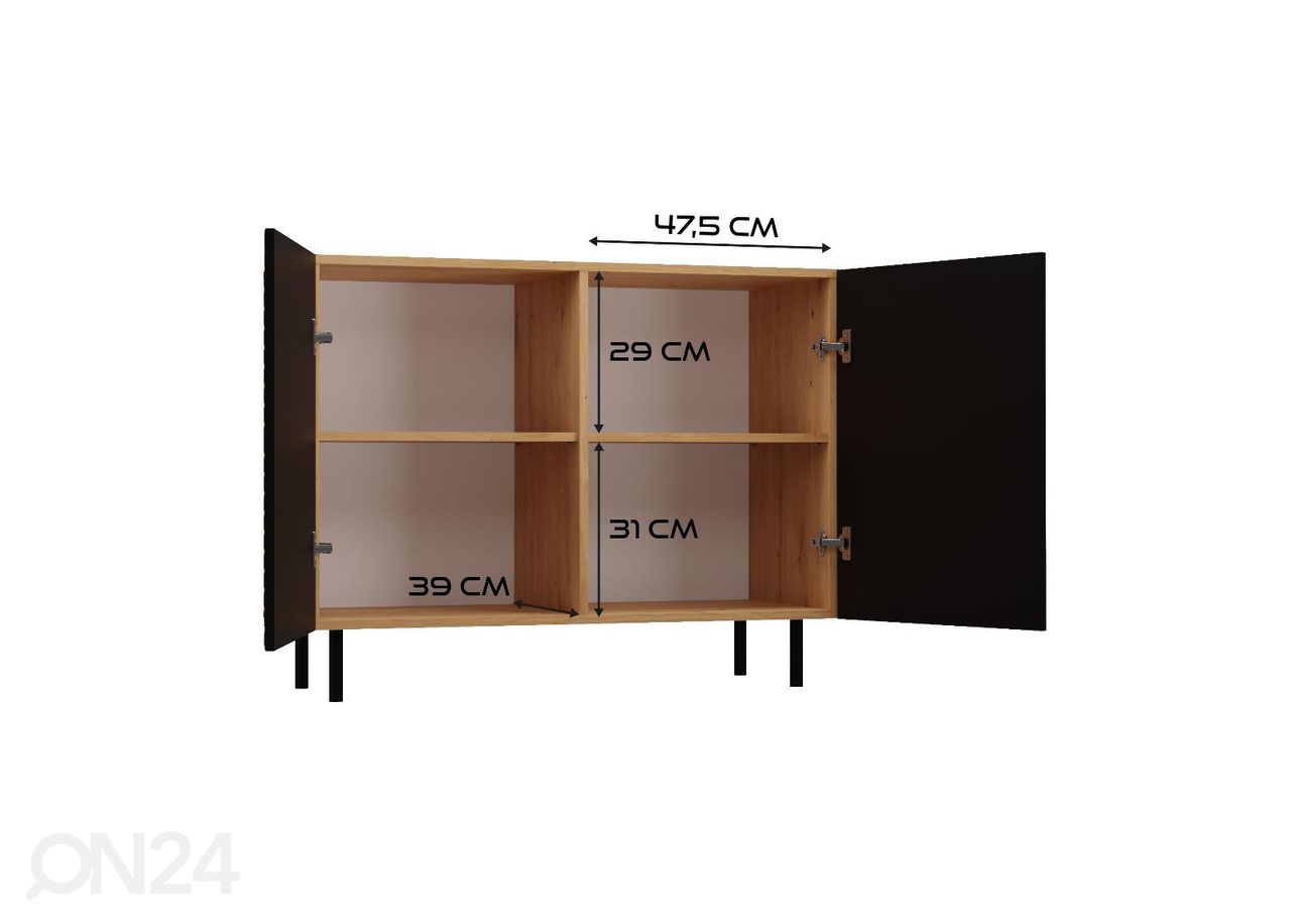 Kapp 100 cm suurendatud