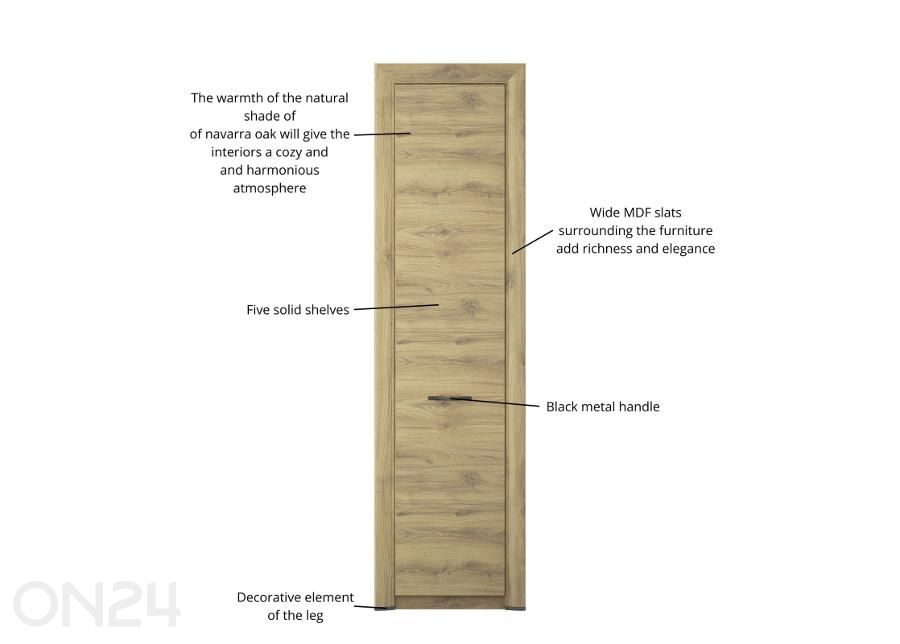 Kapp Sapori 60 cm suurendatud