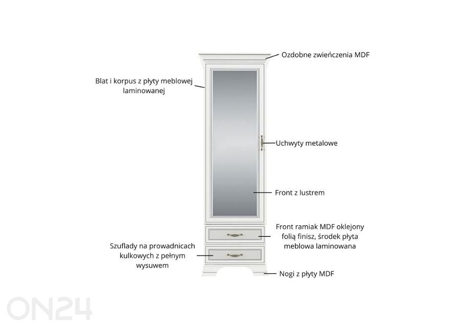 Kapp Tiffany II suurendatud