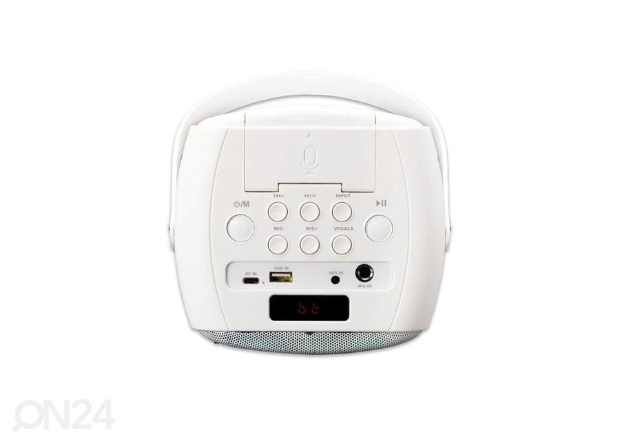 Karaokekõlar Lenco BTC060WH valge suurendatud