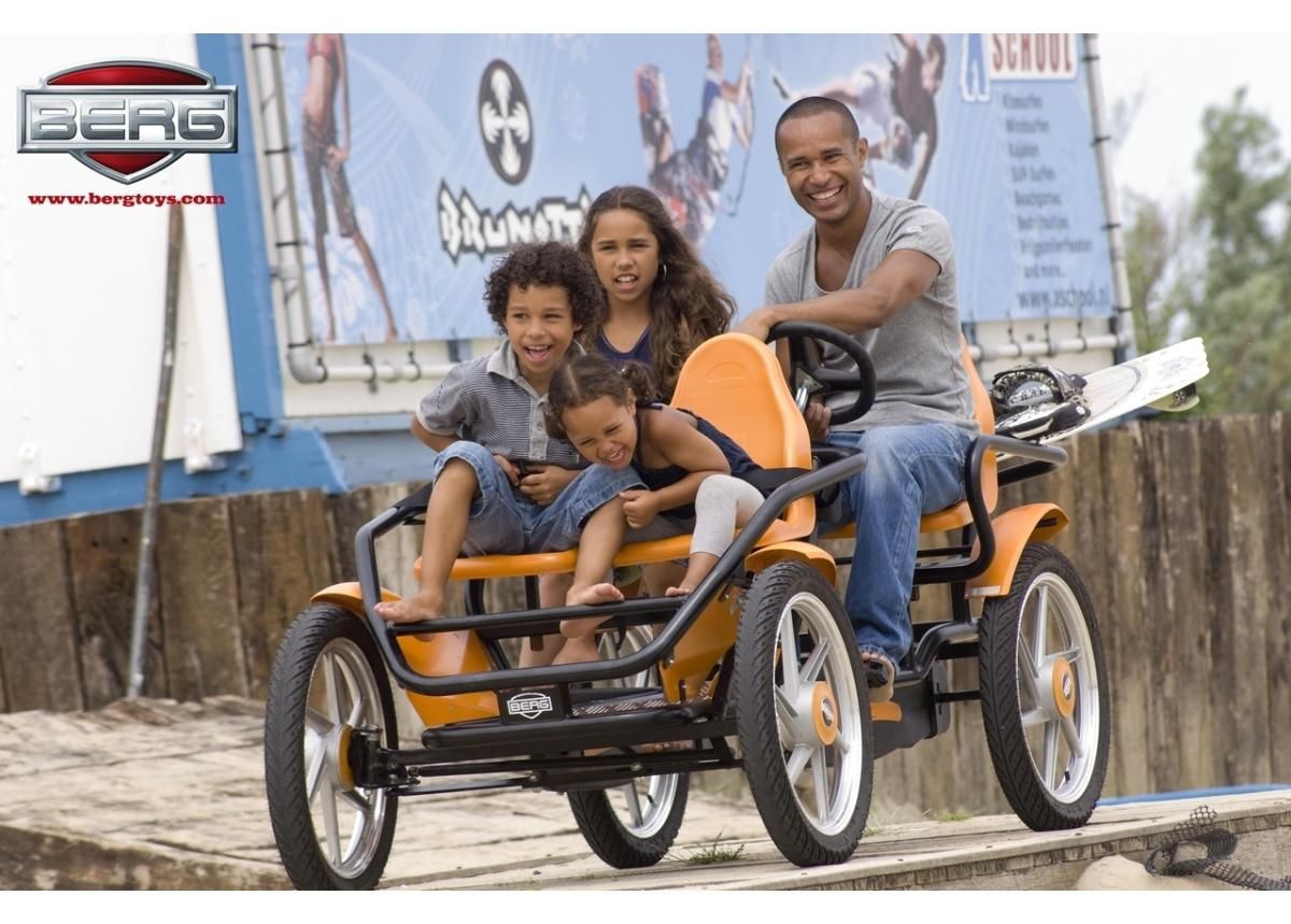 Kart pedaalidega 4inimesele BERG Gran Tour Racer suurendatud