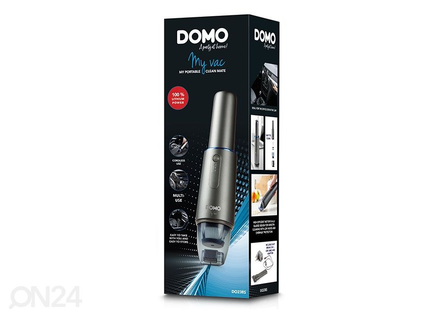 Käsitolmuimeja Domo juhtmeta suurendatud