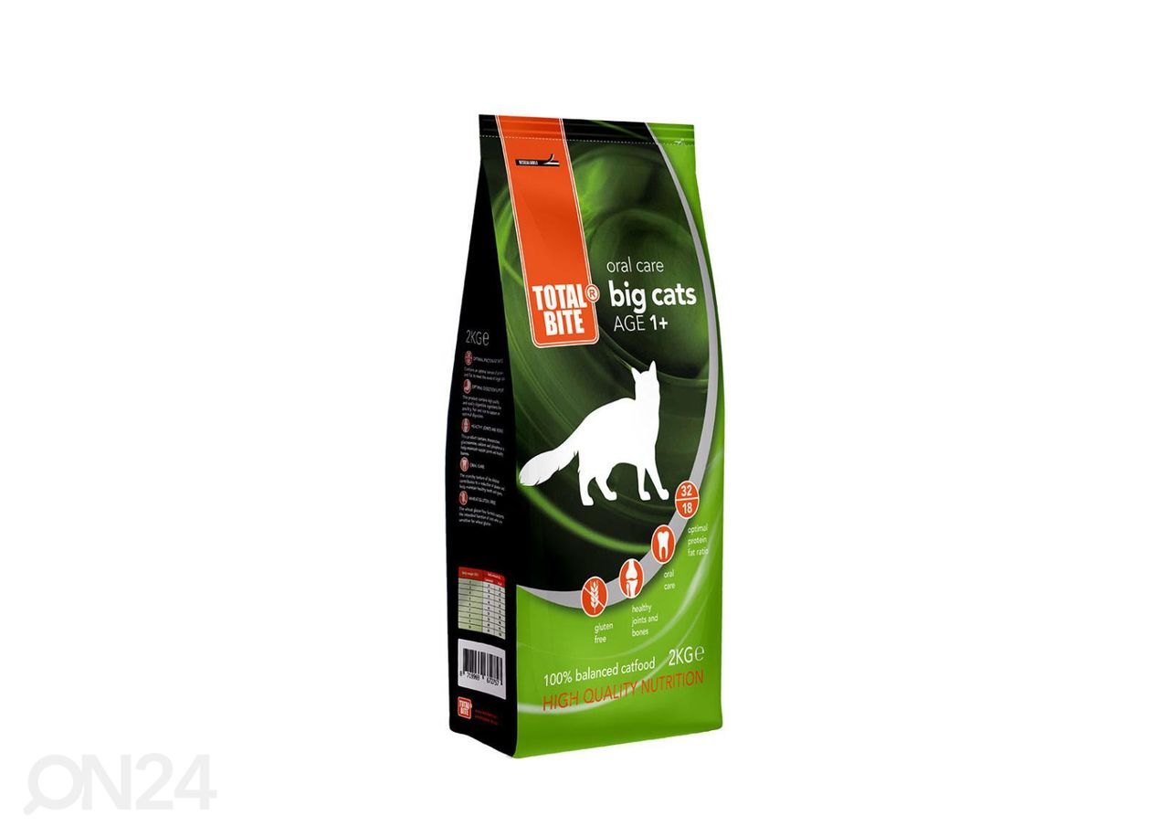 Kassi täissööt suurtele kassidele Big Cat 2kg suurendatud