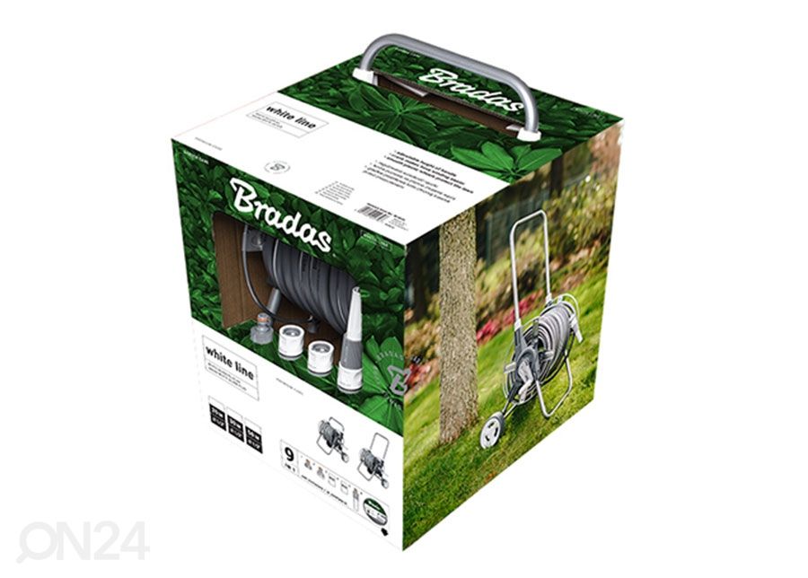 Kastmiskomplekt Bradas White Silver Plus 20 m suurendatud