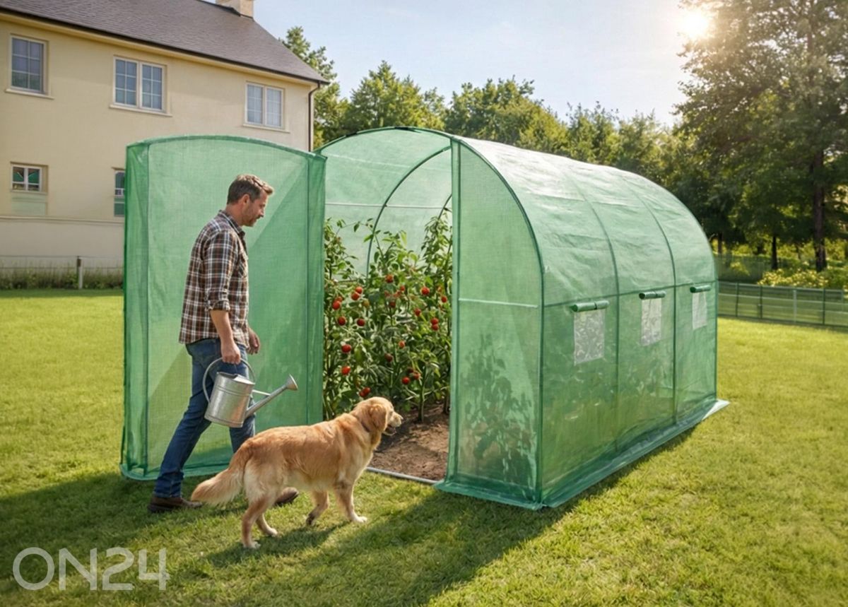 Kasvuhoone 6 m² suurendatud