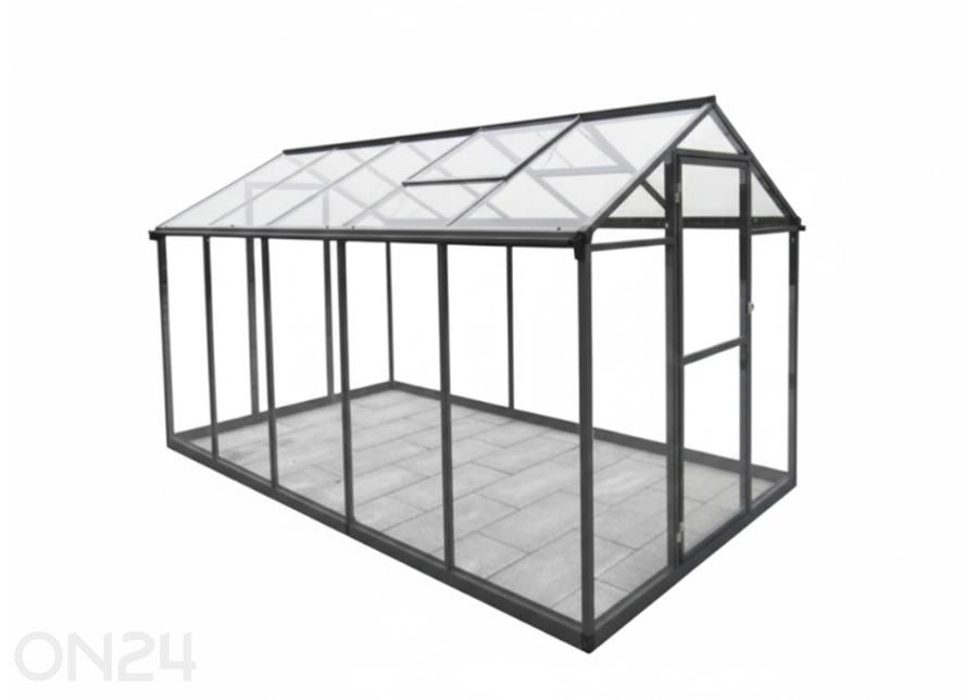 Kasvuhoone klaasist 4,3 m² suurendatud