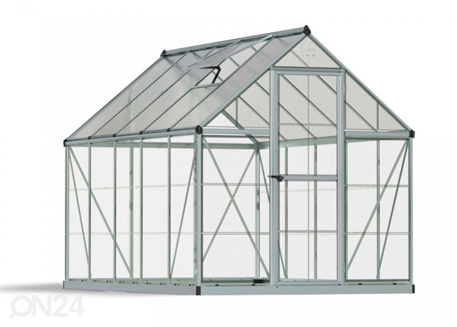 Kasvuhoone Palram Hybrid 4,6 m² suurendatud
