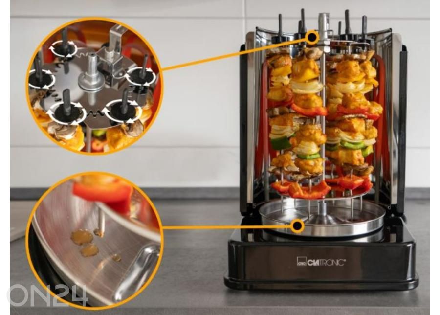 Kebabimasin Clatronic DVG3686BL suurendatud