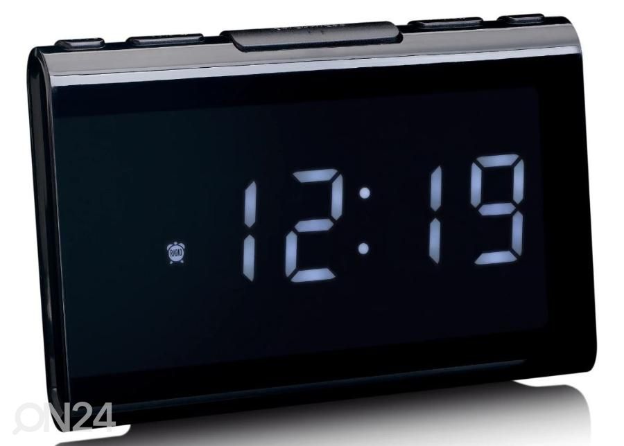 Kellraadio USB laadija ja -mängijaga Lenco CR525BK, must suurendatud
