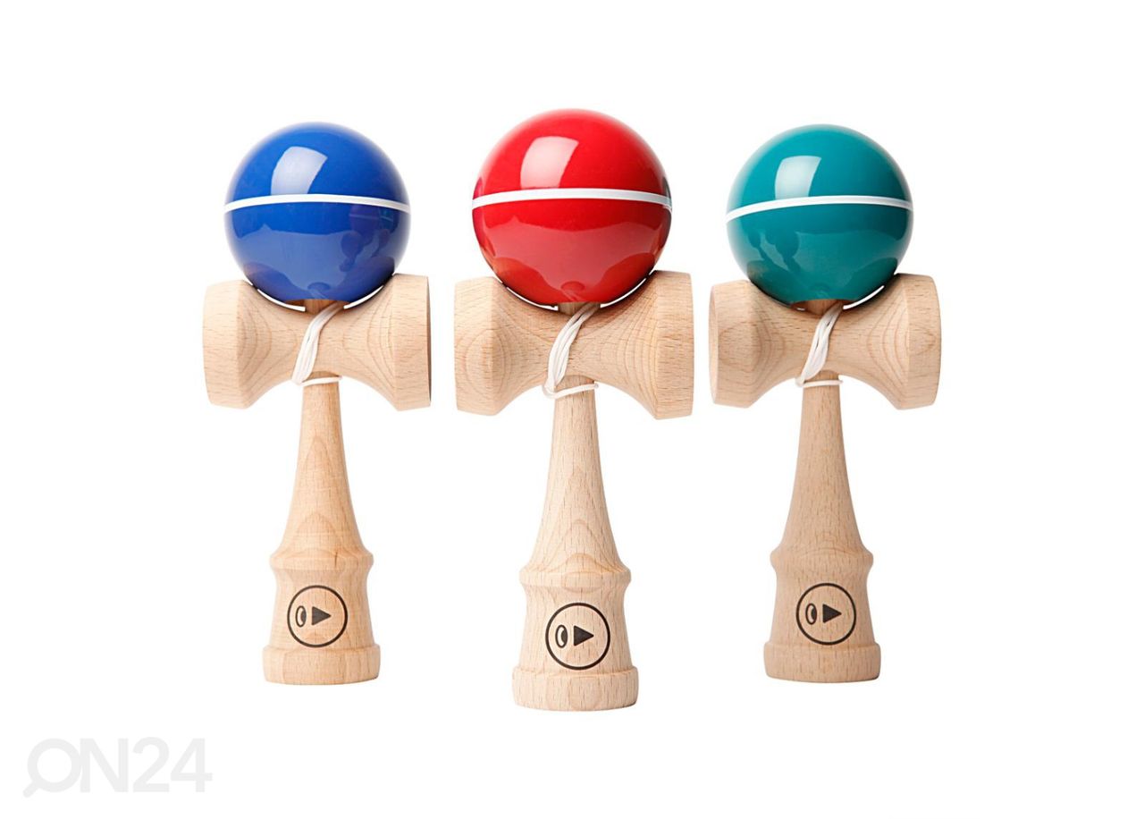 Kendama Play Pro II Recpaint Slick blue 18,5 cm suurendatud