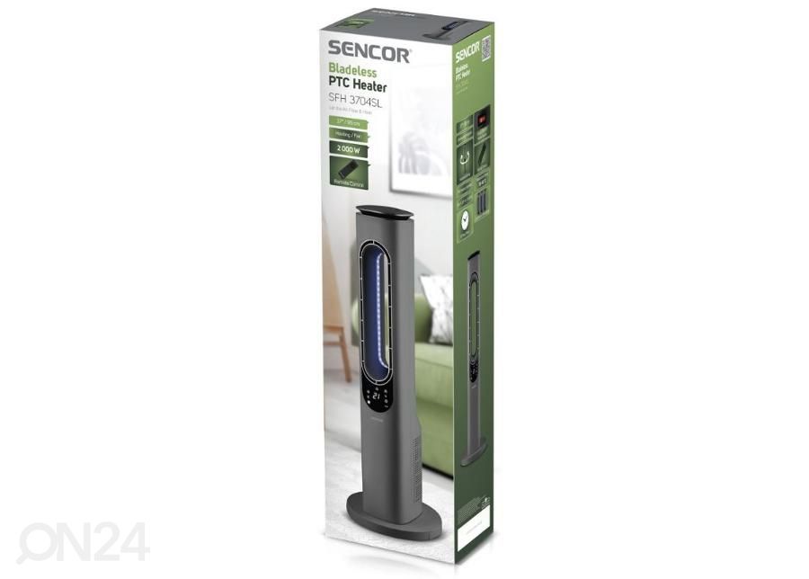 Keraamiline kütteseade ilma tiivikuta Sencor SFH3704SL suurendatud