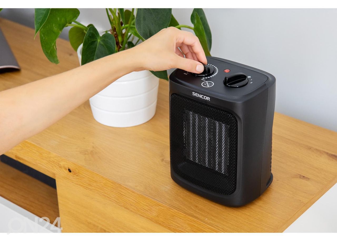 Keraamiline kütteseade Sencor SFH7701BK suurendatud
