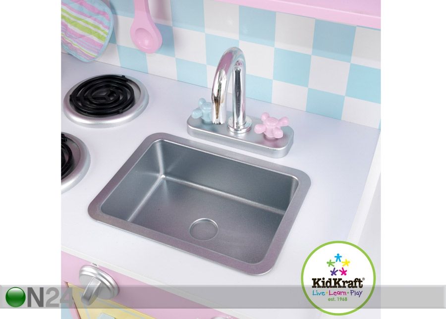 KidKraft suur pastelne mänguköök suurendatud