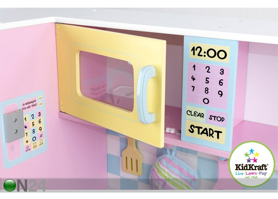 KidKraft suur pastelne mänguköök suurendatud