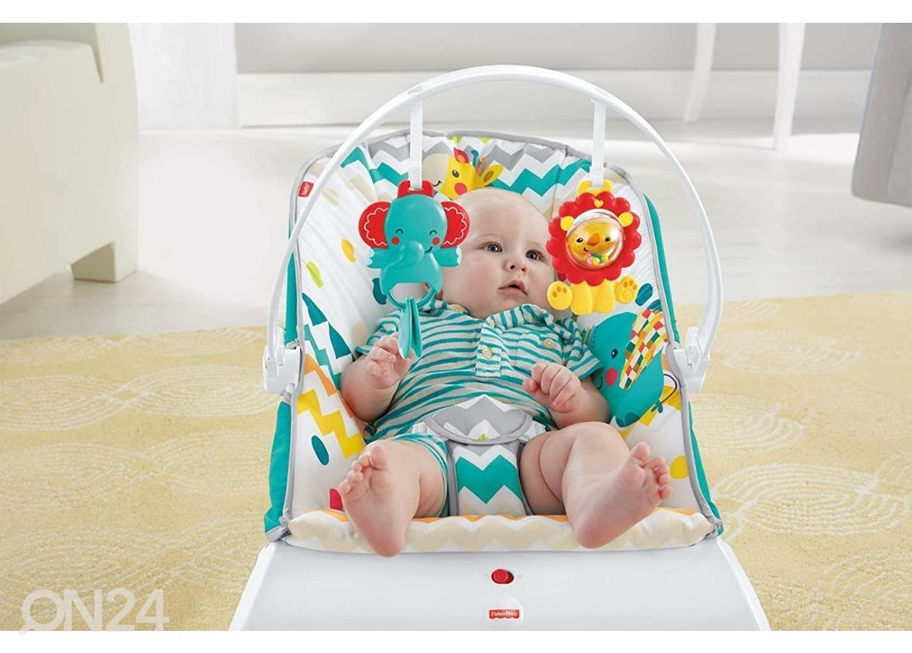 Kiik-lamamistool Carnival Fisher Price suurendatud