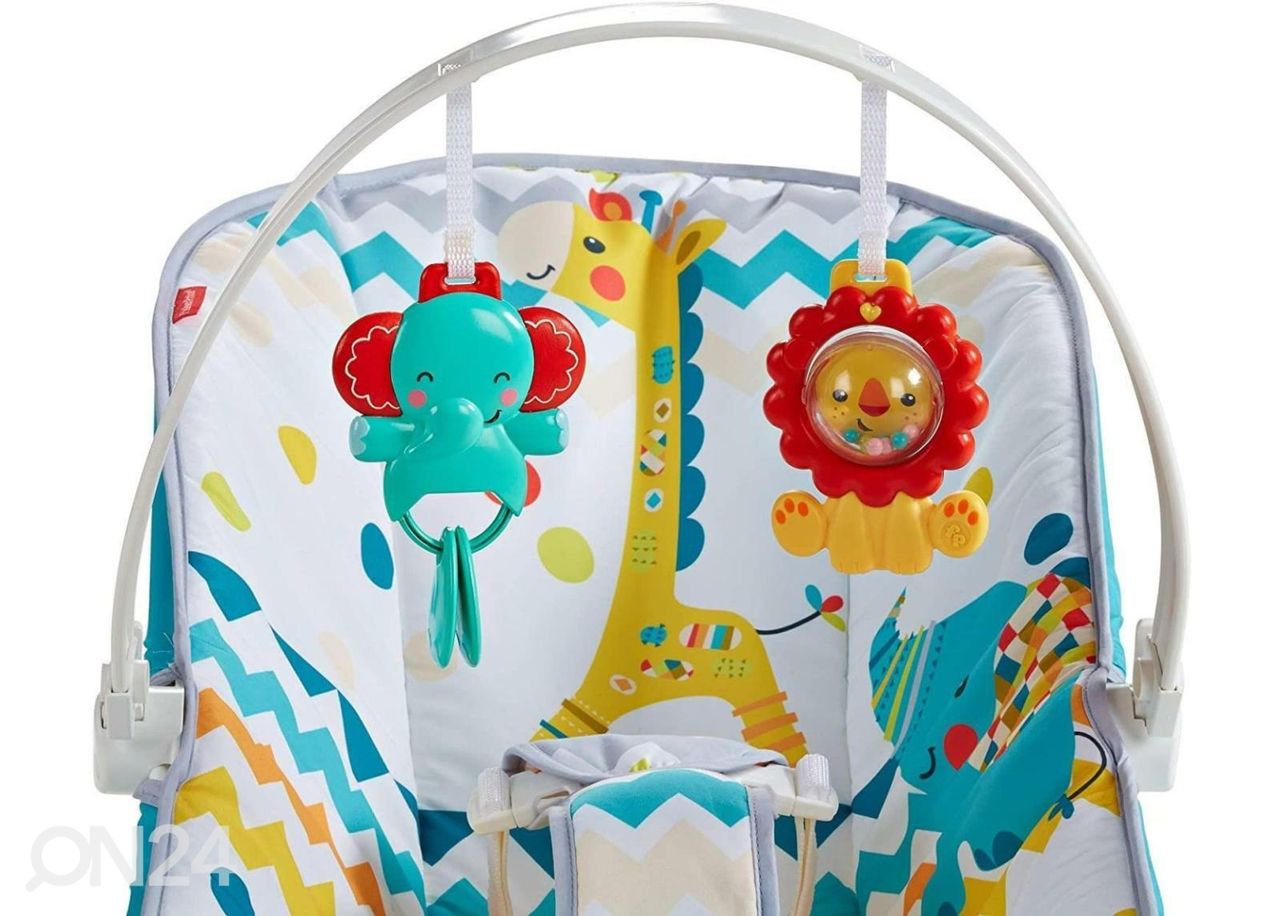 Kiik-lamamistool Carnival Fisher Price suurendatud