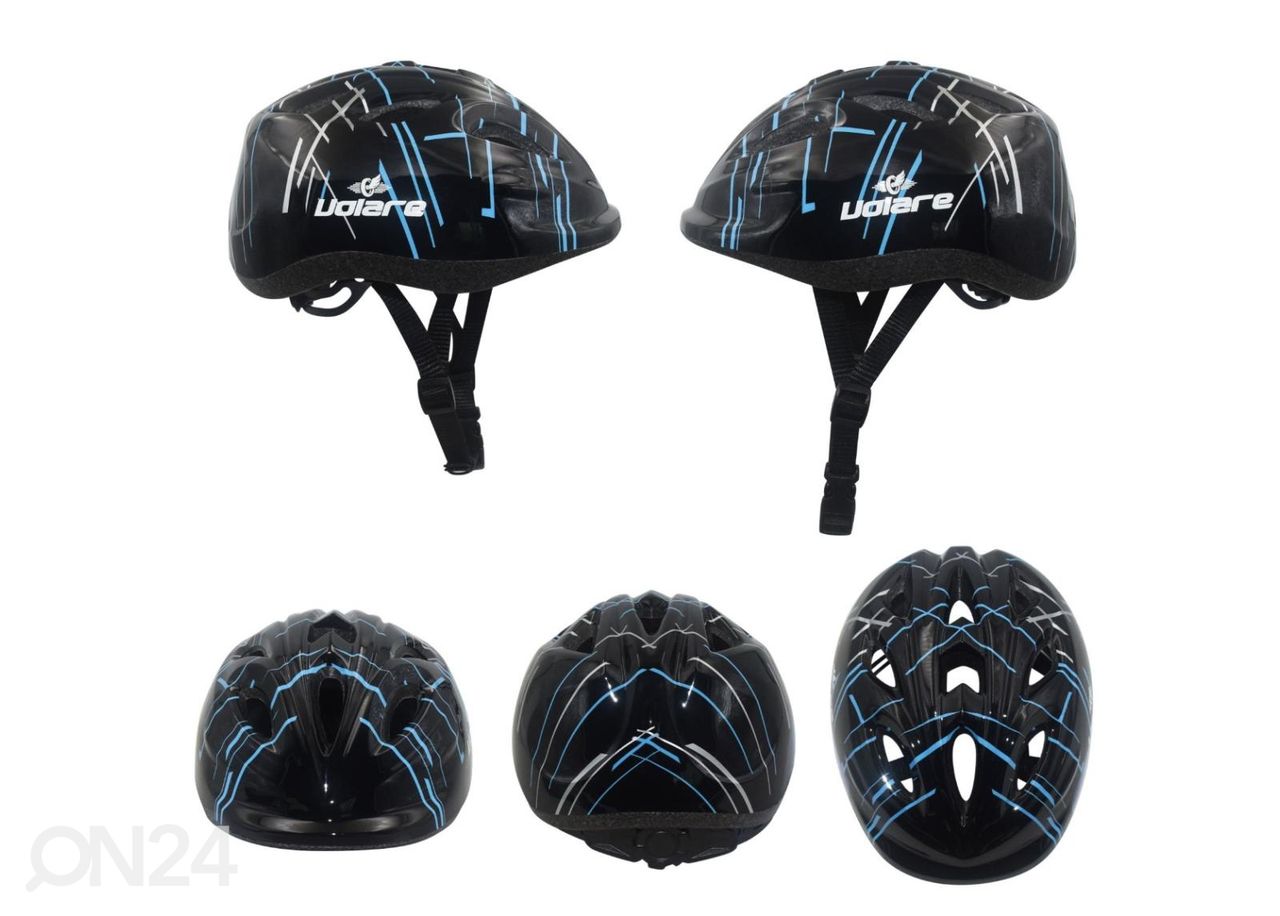 Kiiver Volare 47-51 cm must suurendatud