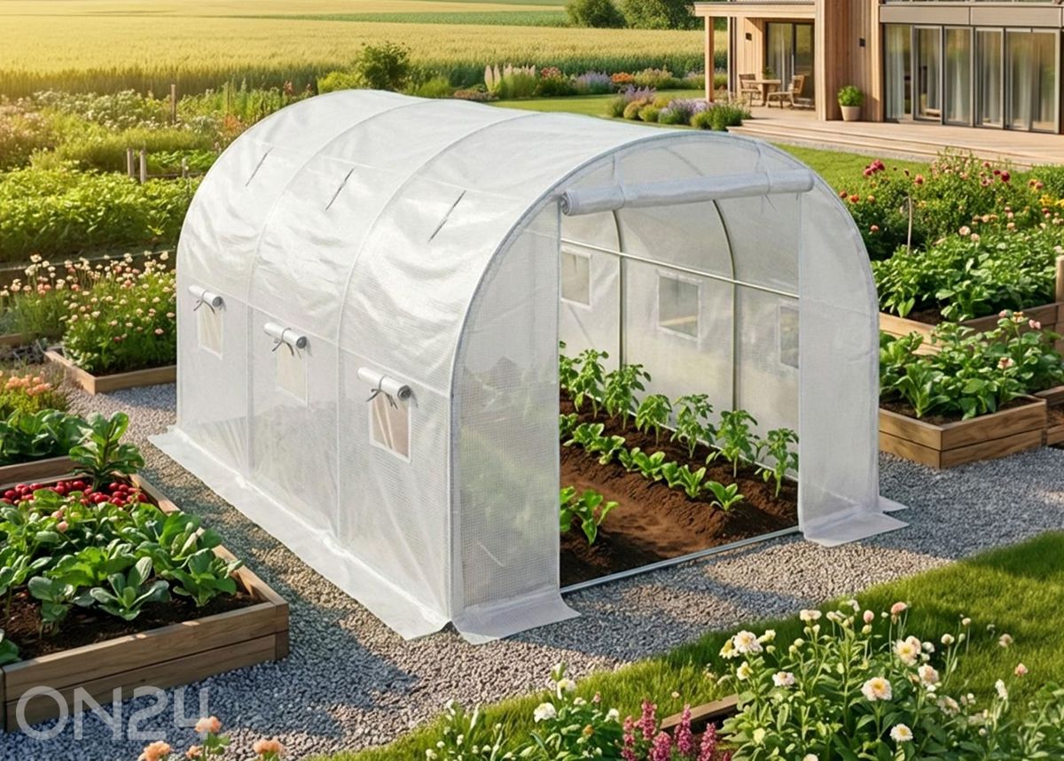 Kilekasvuhoone 6 m² suurendatud