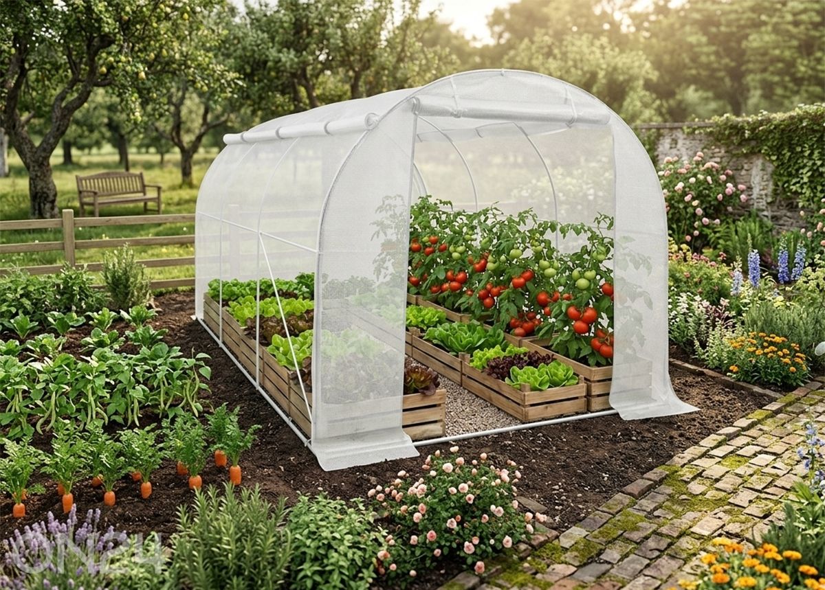 Kilekasvuhoone 6 m² suurendatud