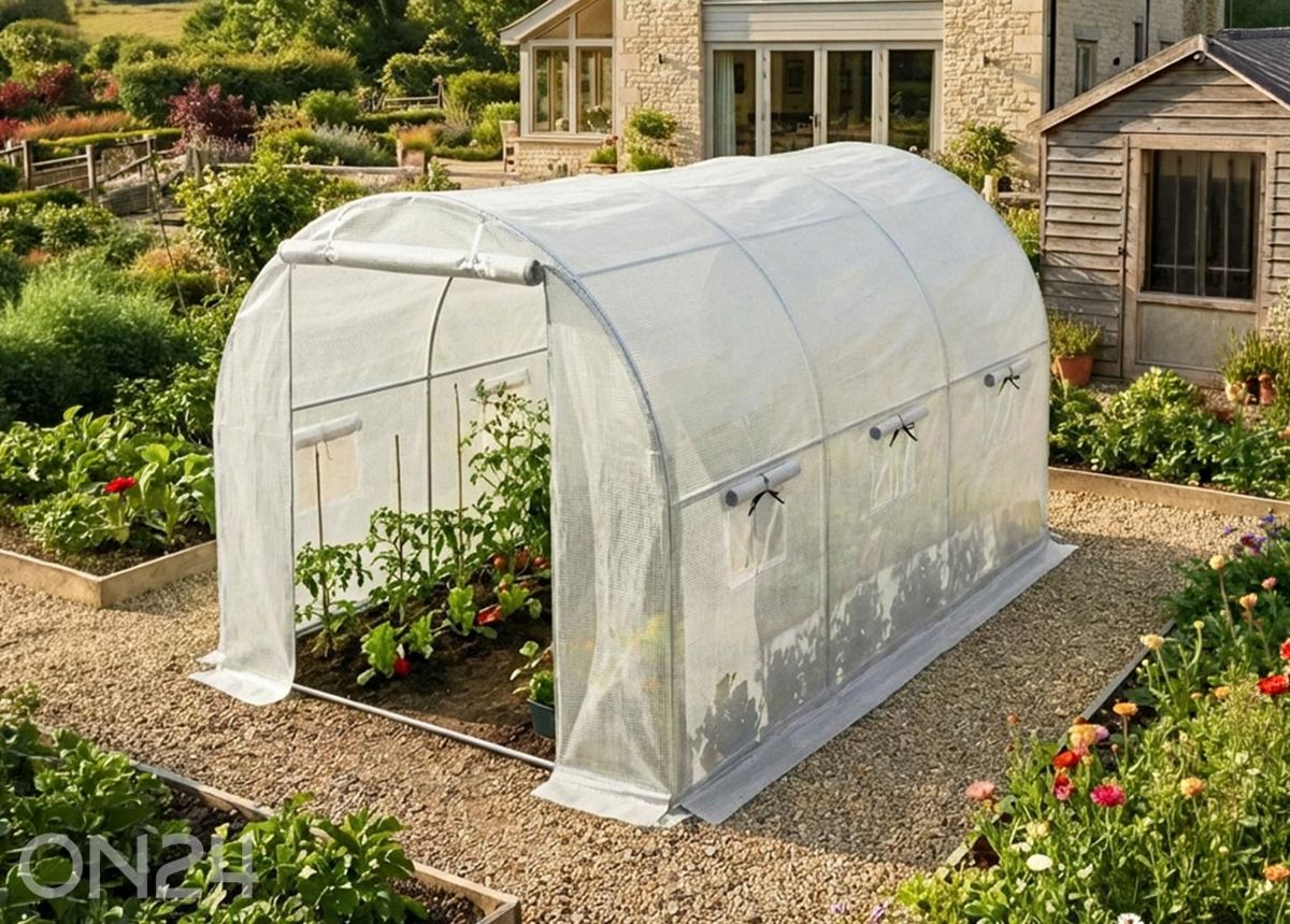 Kilekasvuhoone 6 m² suurendatud