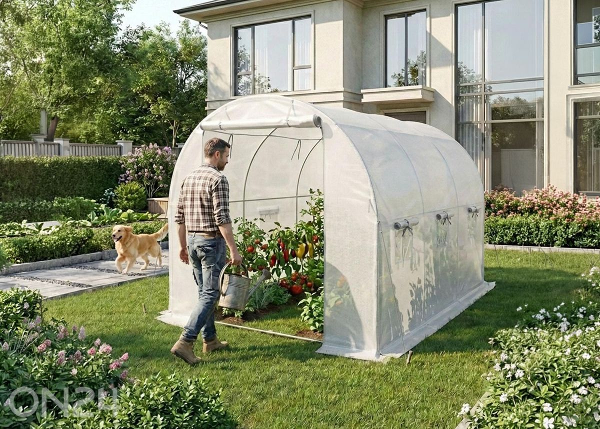 Kilekasvuhoone 6 m² suurendatud