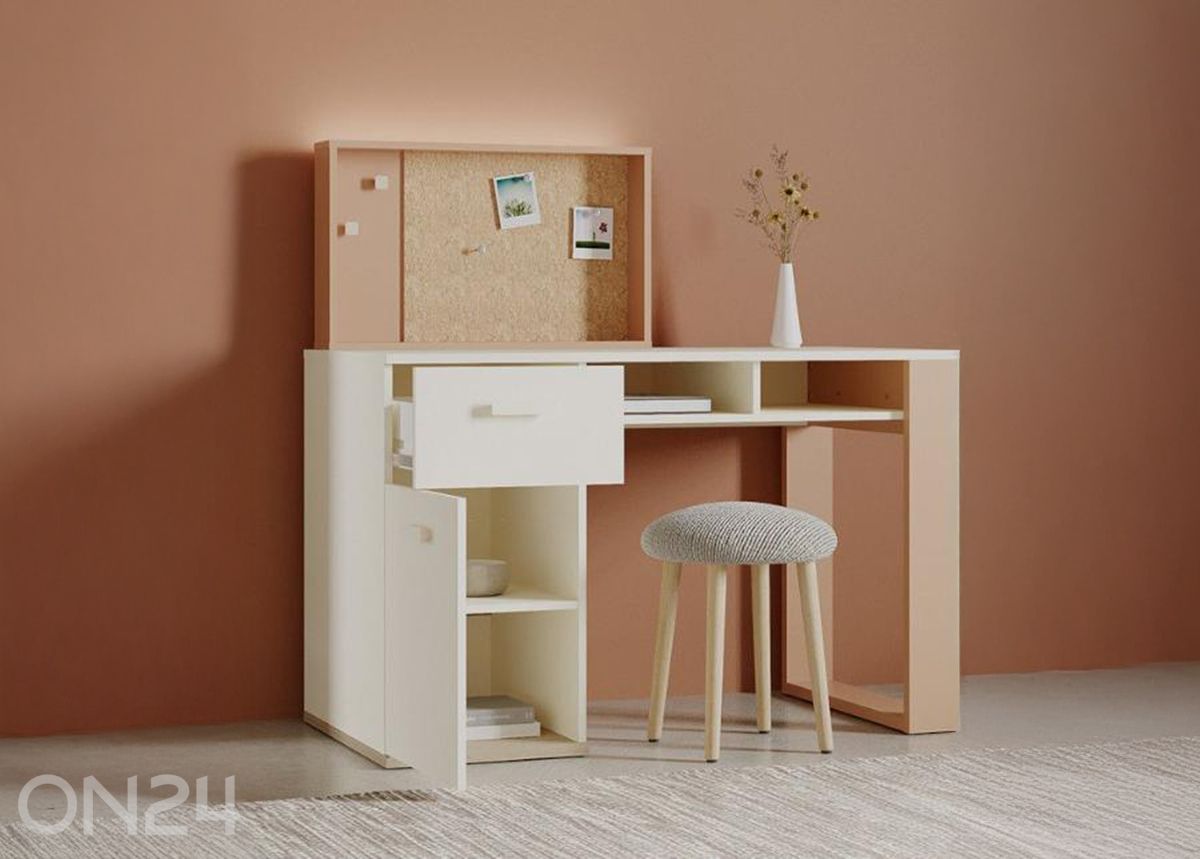 Kirjutuslaud Camillia 60x120 cm suurendatud