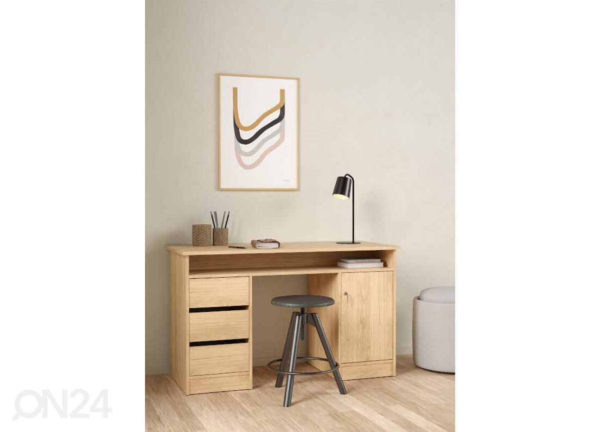 Kirjutuslaud Function 126 cm suurendatud