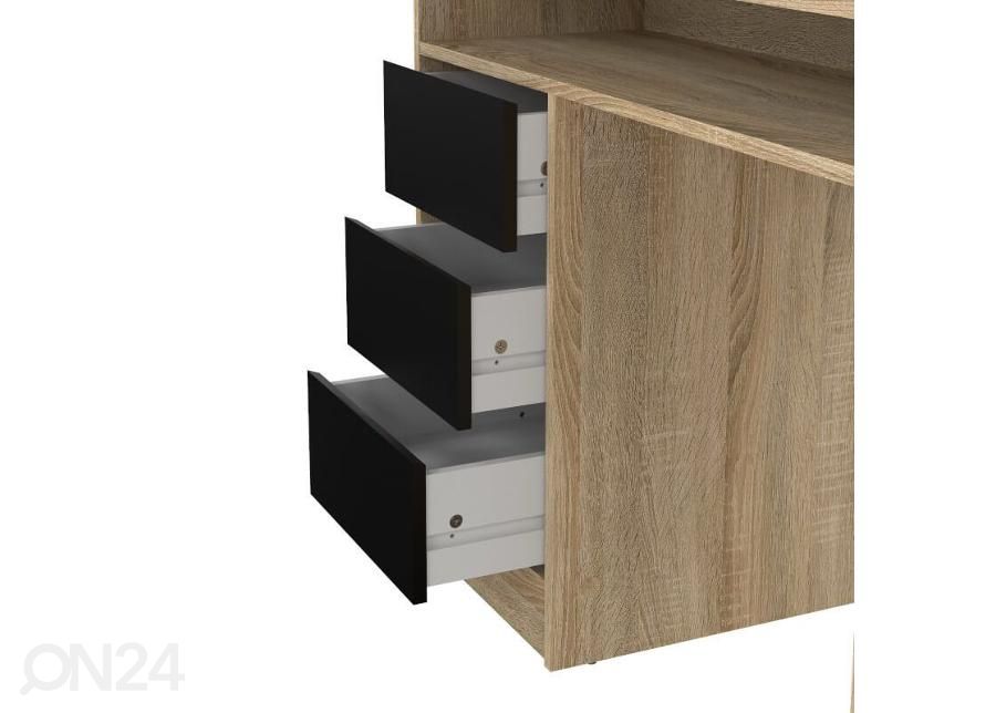 Kirjutuslaud Function 126 cm suurendatud