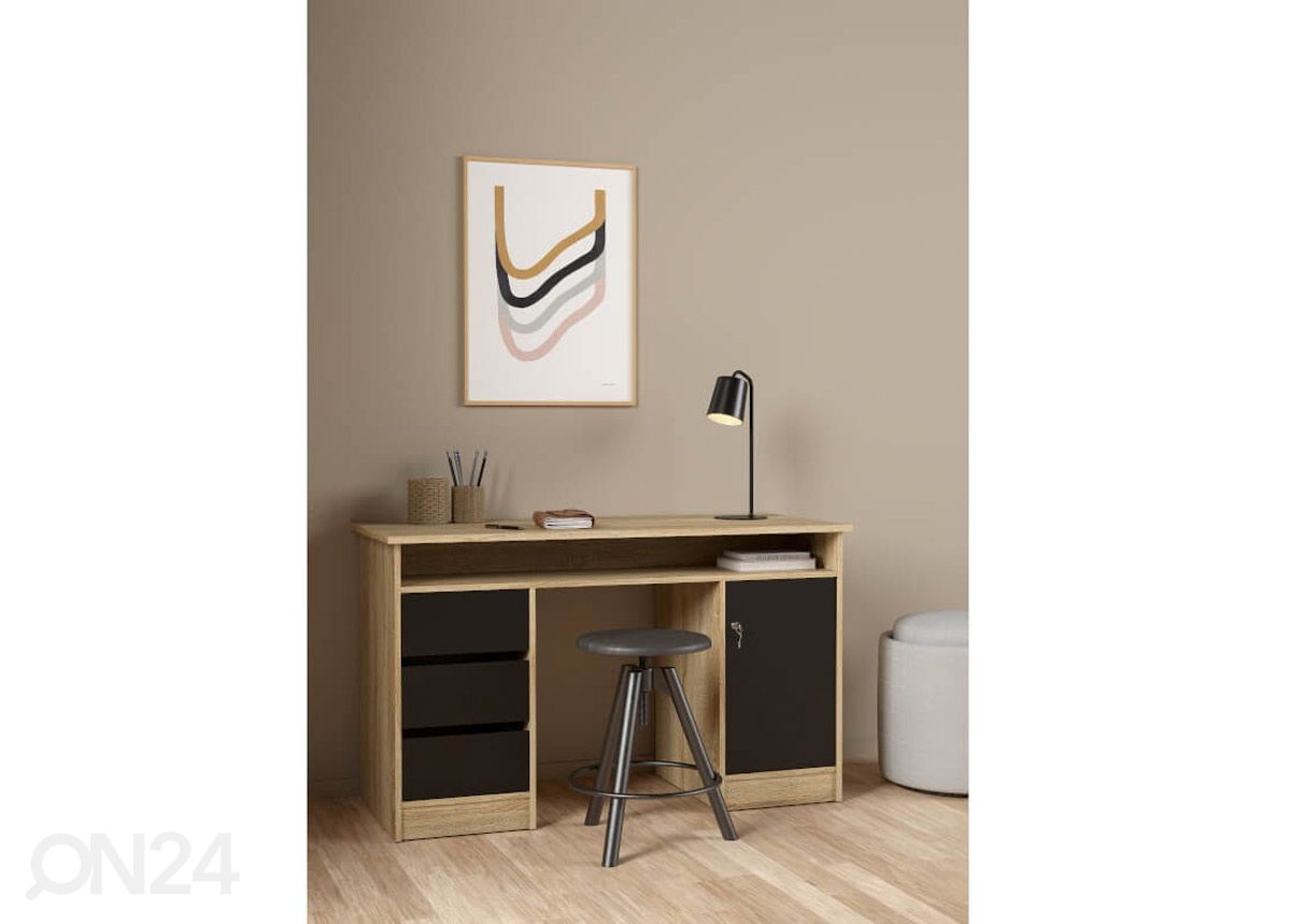 Kirjutuslaud Function 126 cm suurendatud