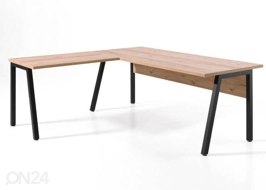 Kirjutuslaud Pronto must/mänd 180 cm suurendatud