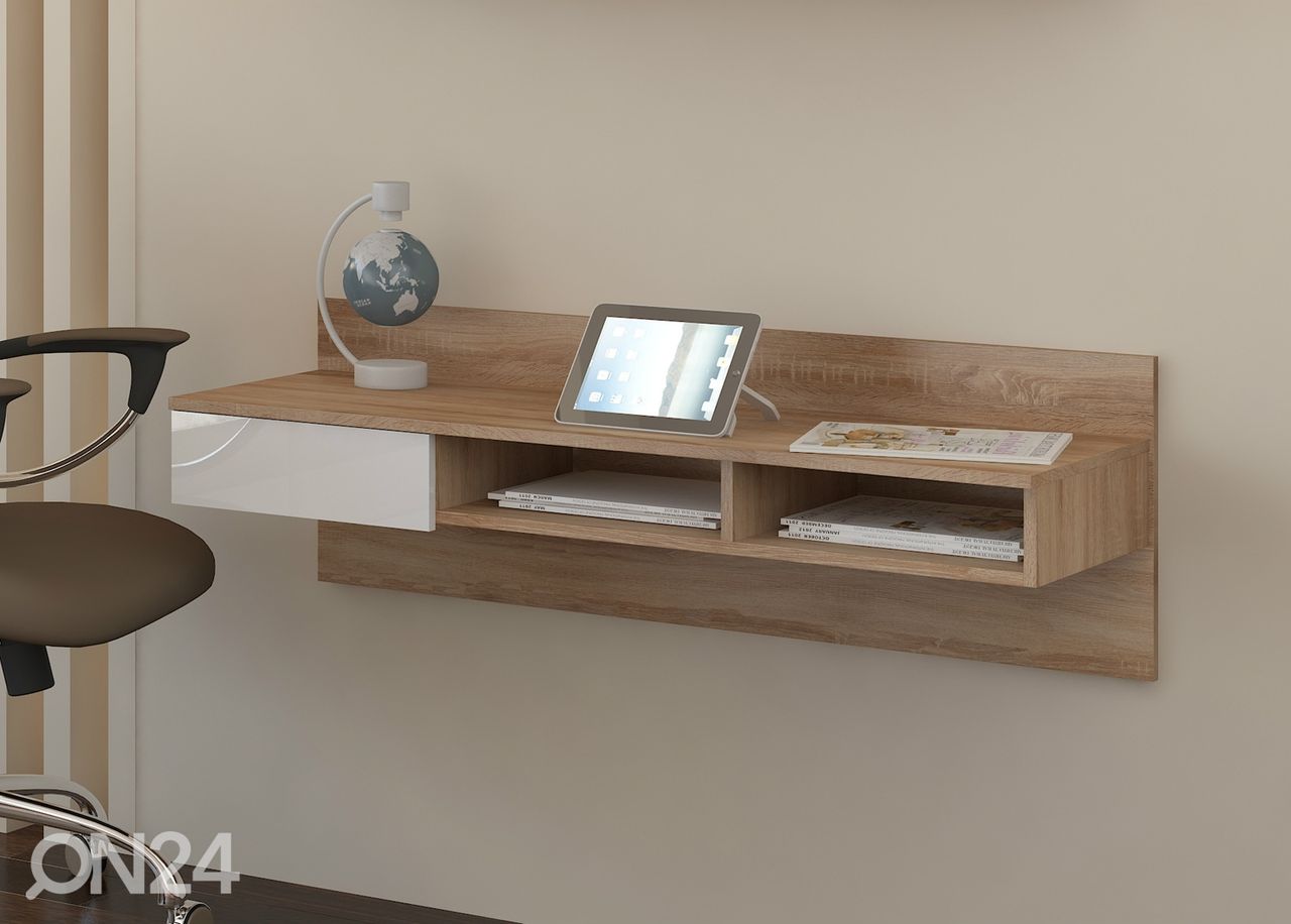 Kirjutuslaud seinale suurendatud