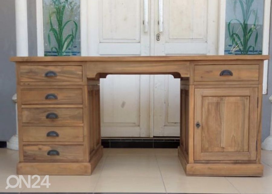 Kirjutuslaud Teak 160 cm suurendatud