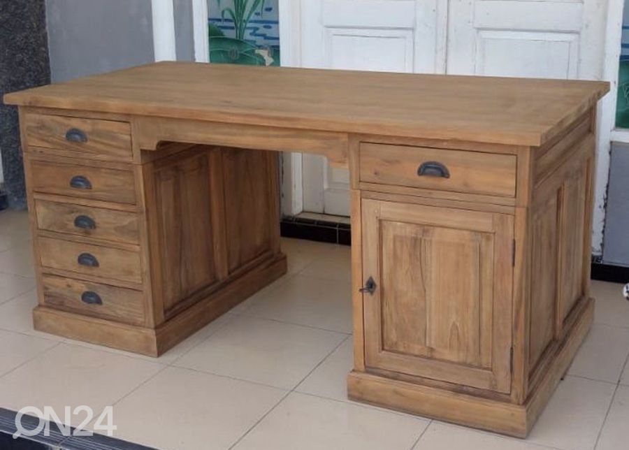 Kirjutuslaud Teak 160 cm suurendatud