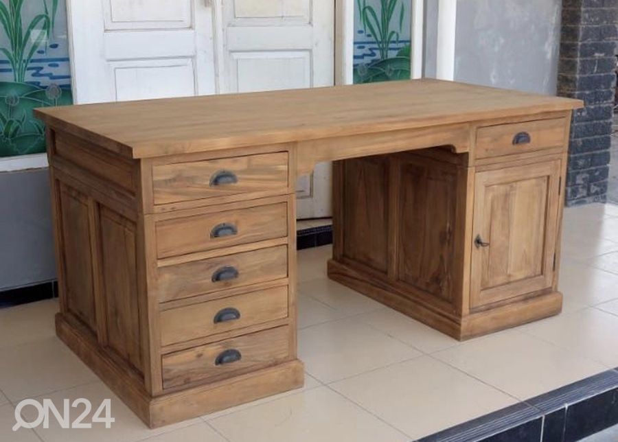 Kirjutuslaud Teak 160 cm suurendatud