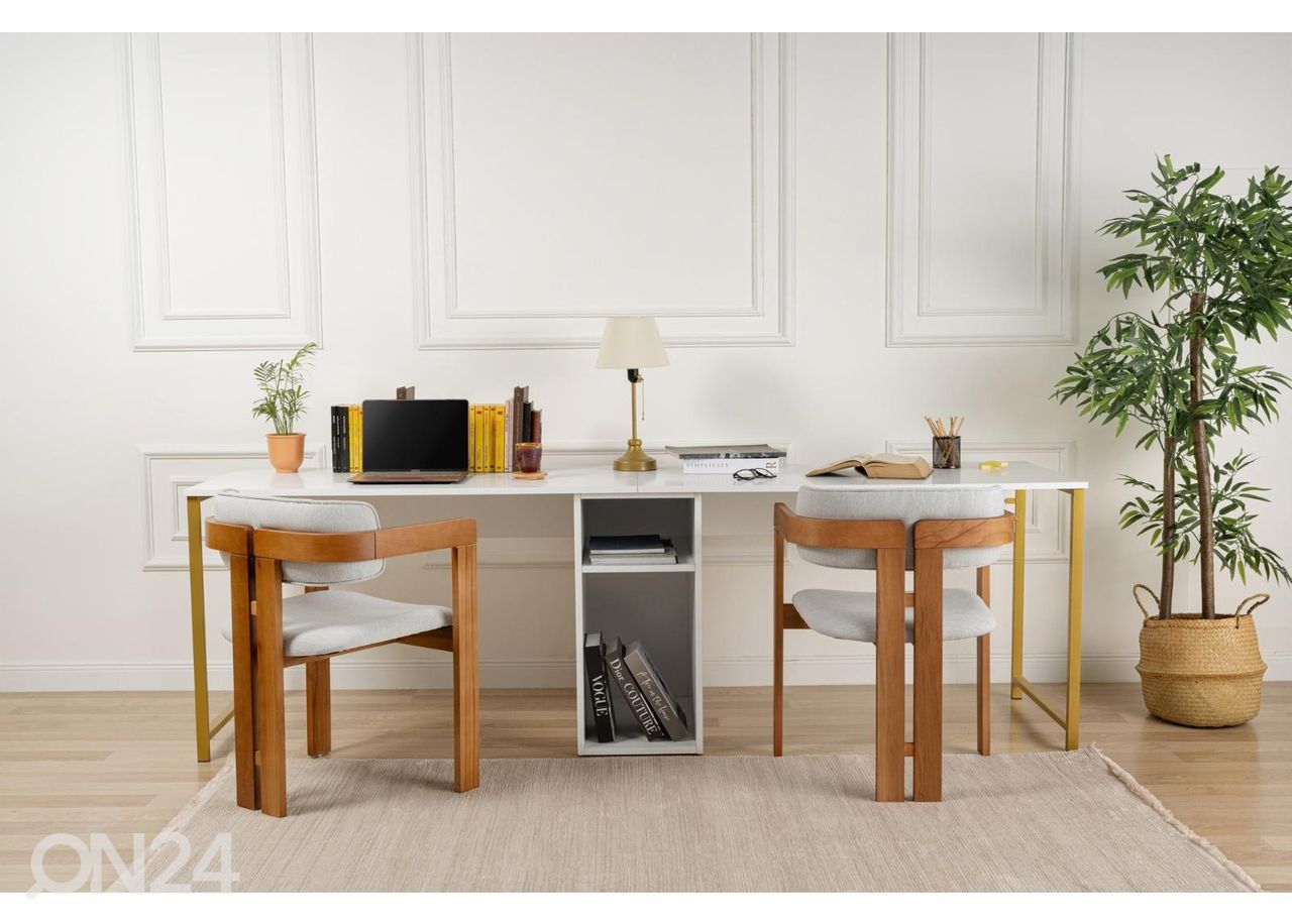 Kirjutuslaud Twin 240 cm suurendatud