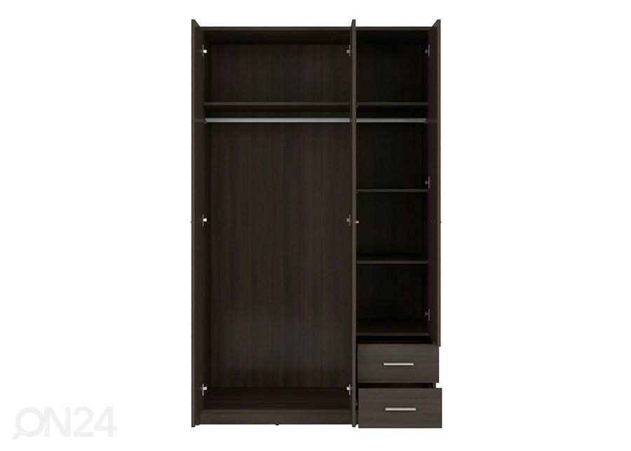 Kitsad riiulid riidekapile 118,5 cm suurendatud
