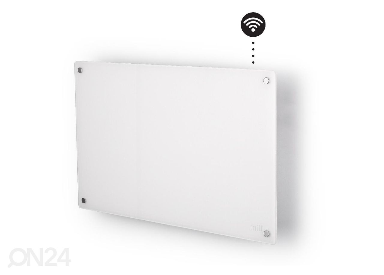 Klaaspaneeliga WIFI radiaator Mill Steel GL600WIFI3 suurendatud